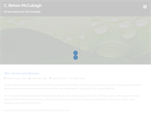 Tablet Screenshot of cbehanmccullagh.com